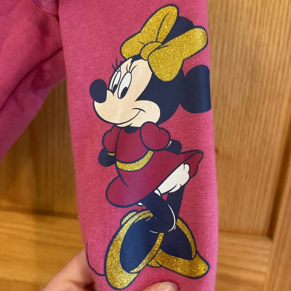 2T Disney Minnie Mouse Zipper Hoodie‎